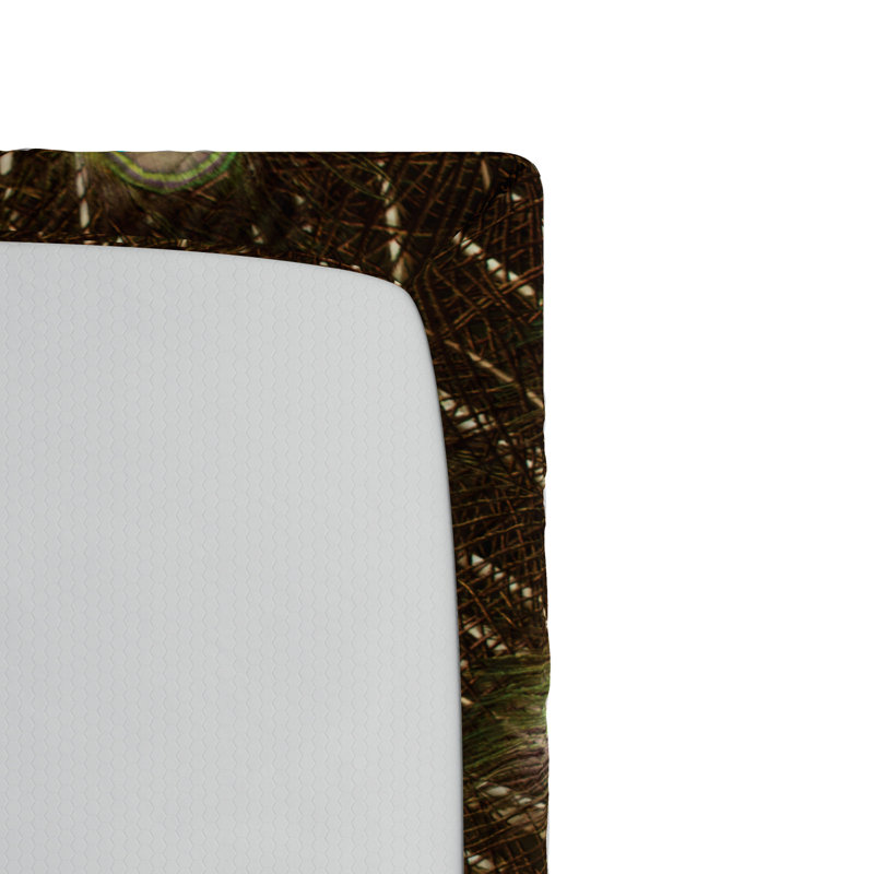 Microfiber Patterned Fitted Sheet, Queen Fitted Sheet