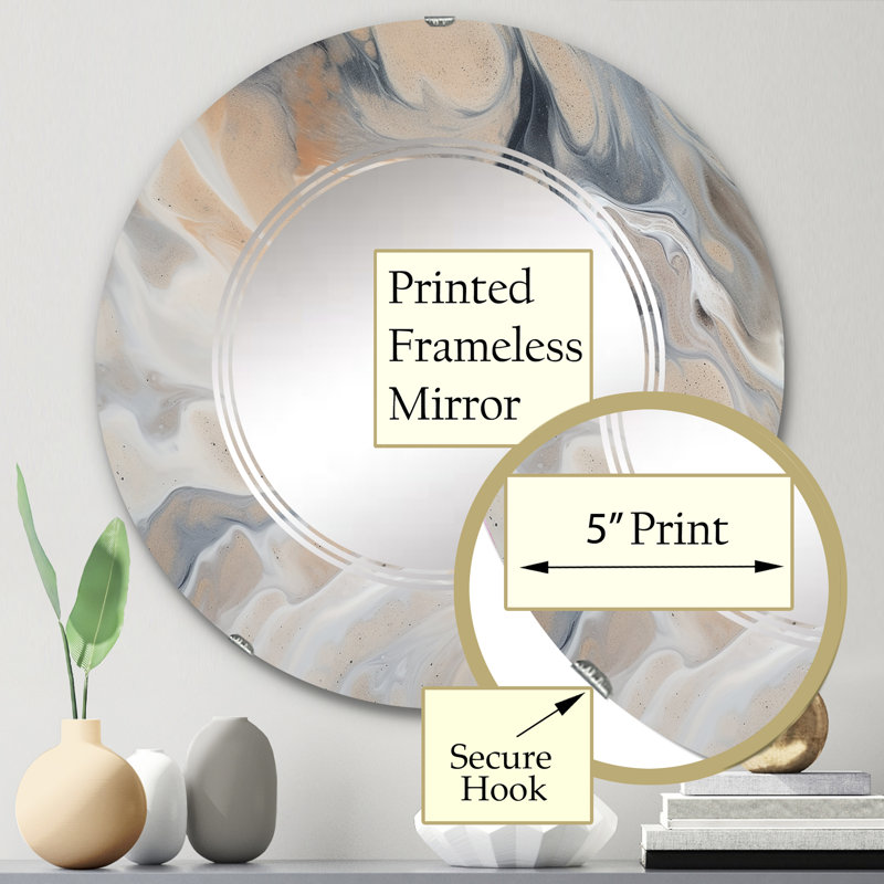 Miroir Zerrin, 24 po x 24 po