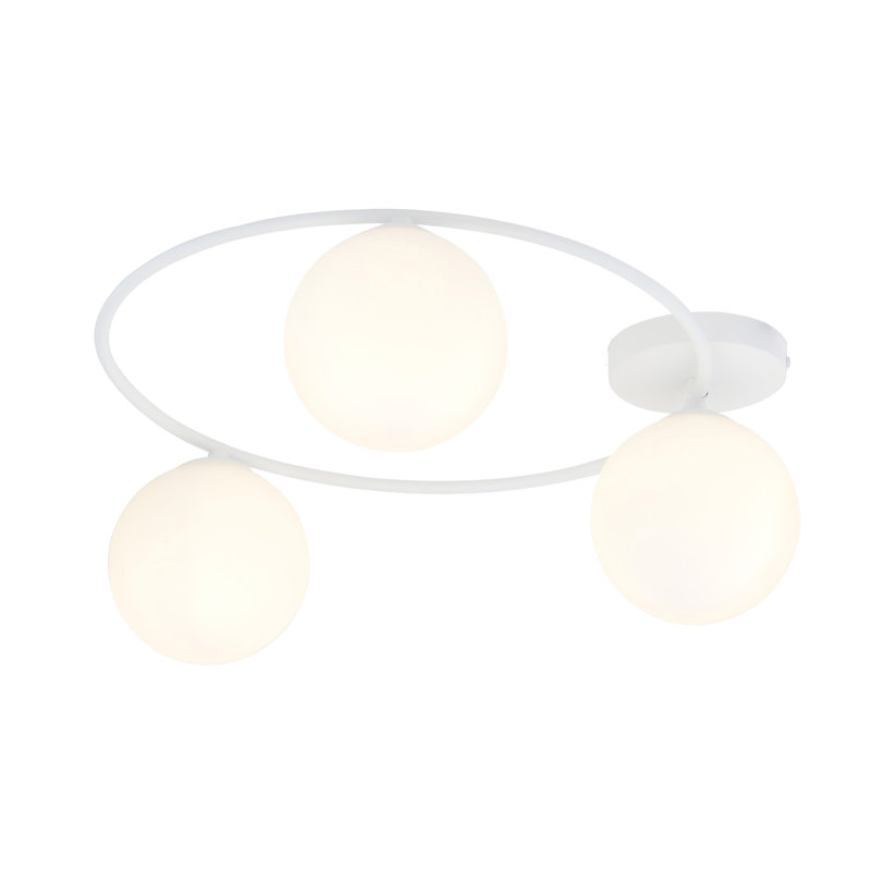 Aliandra 3 - Light Chandelier, White, White