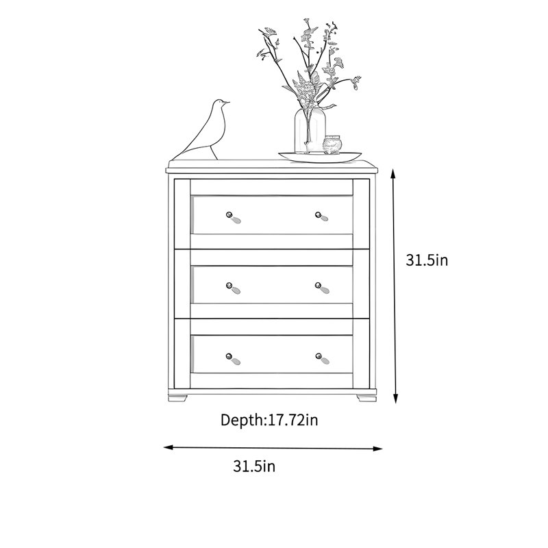 Armoire de rangement à tiroir simple