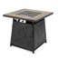 Ensemble de table de foyer d'extérieur 28,2 po Gonsalve