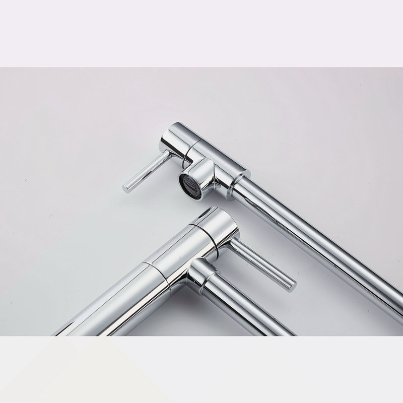 Robinet remplisseur de pot avec tige d'extension, Chrome