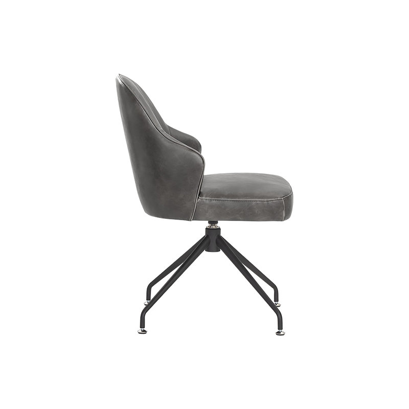 Bretta Upholstered Dining Chair, Overcast Gray