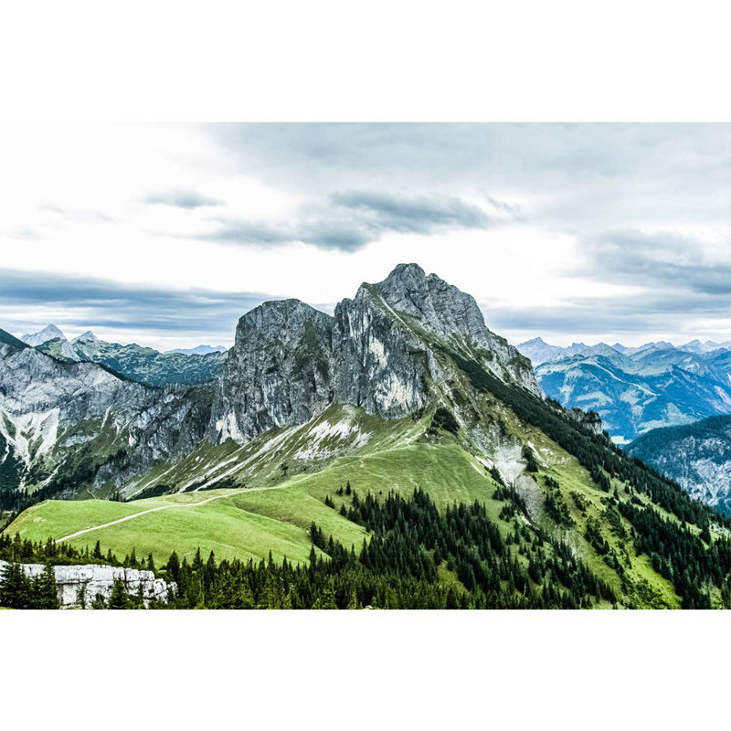 Magnifique murale à peindre Mountain View, L 100 po x l 144 po