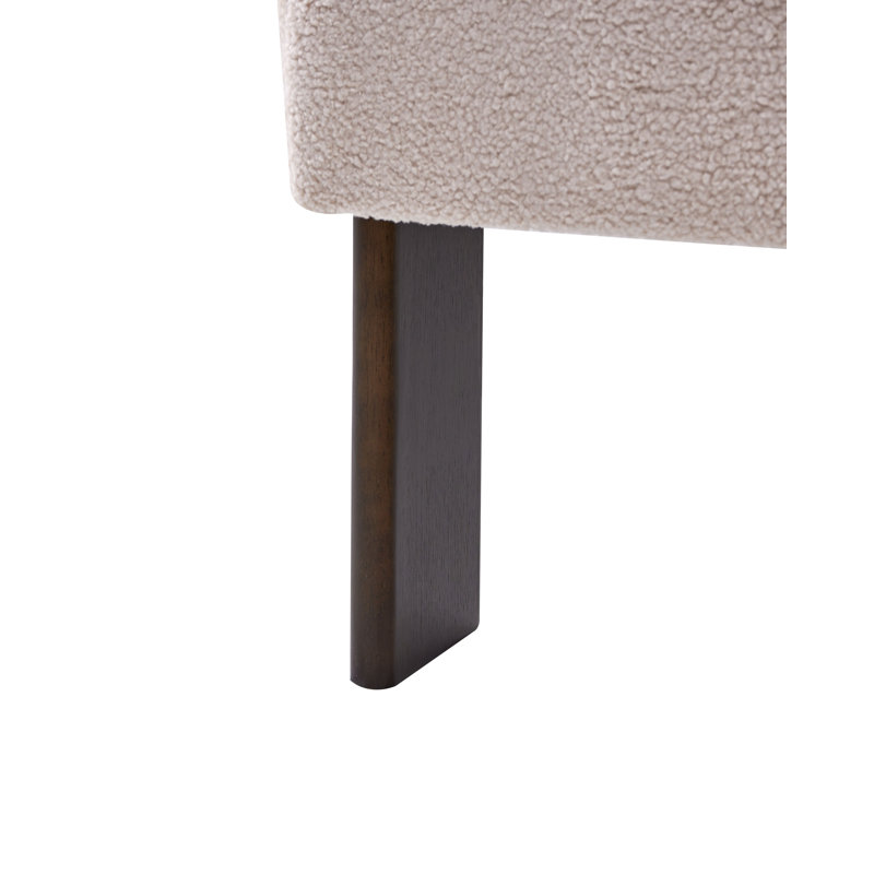 Upholstered Boucle Armchair