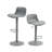 Modern PU Leather Adjustable Counter Height Swivel Barstools(Set Of 2)-500800903