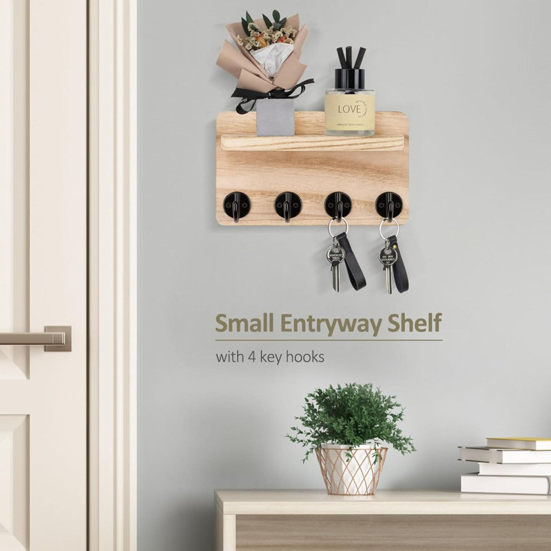 Manufactured Wood Wall Organizer, Natural