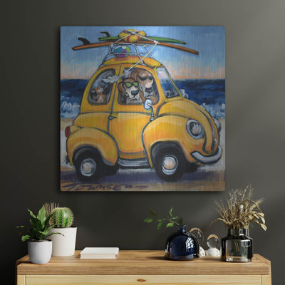 «Beachy Keen» par CR Townsend, art mural en métal