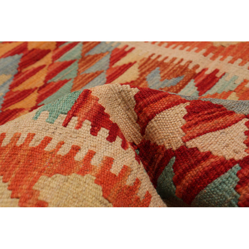 Tapis unique en laine nouvel âge 3 pi 5 po x 4 pi 10 po