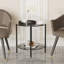 Kiyrah Glass Top End Table