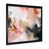 Impression noire sur toile encadrée sélectionné