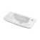 The Renovators Supply Inc. 9'' White Porcelain Rectangular Bathroom Sink with Overflow