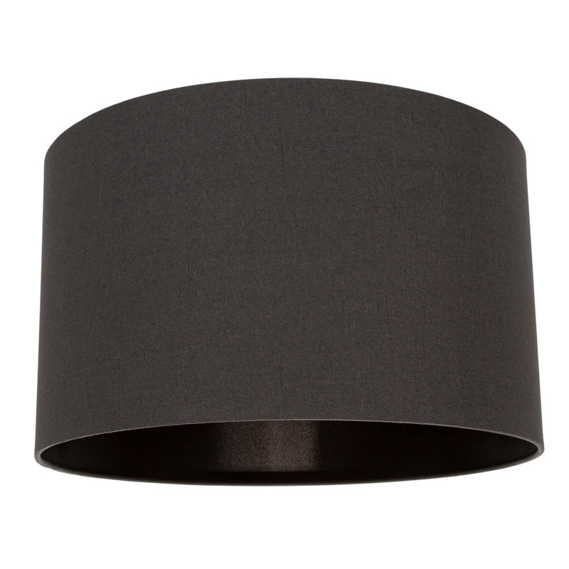 Ibiza Linen Drum Lamp Shade, 15cm H x 20cm W x 20cm D, Oatmeal