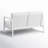 Armando 51” Aluminum Outdoor Loveseat with Sunbrella Cushions-1166644303-1150945331