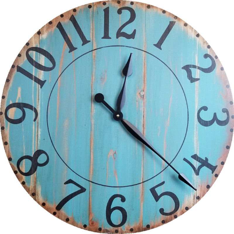 Epley Wood Wall Clock, Medium