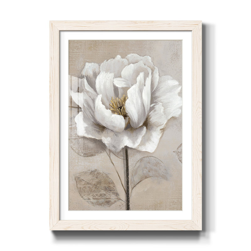 Doux blanc II - cadre photo, reproduction d'art, H 44 po x l 31 po x P 1 po, Cadre blanc