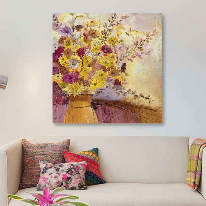 « fandango i », reproduction sur toile, H 18 po x l 18 po x P 1,5 po, Toile tendue, Pas de tapis