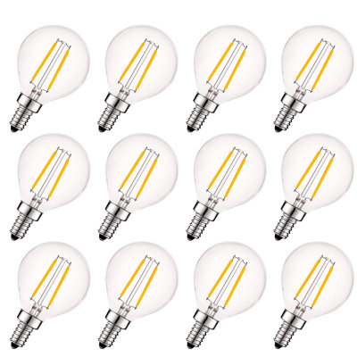 4 W G16.5 E12/Candelabra LED Smart Bulb