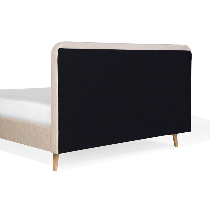 Upholstered Bed, 160 x 200cm, Beige