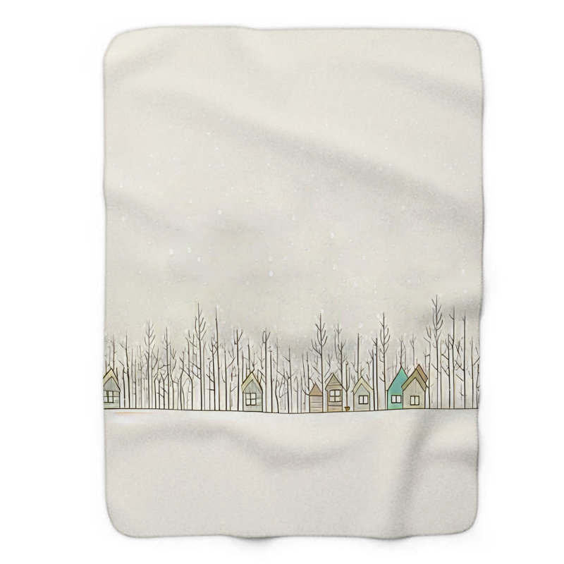 Warm Winter - 1 Piece Blanket, Queen