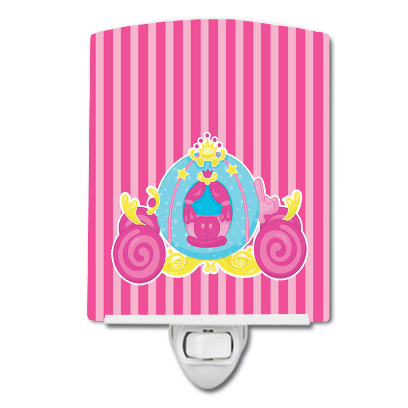Princess Carriage Ceramic Night Light