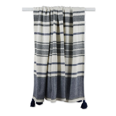 Throws Chevron Print Hand Woven Throw Blanket