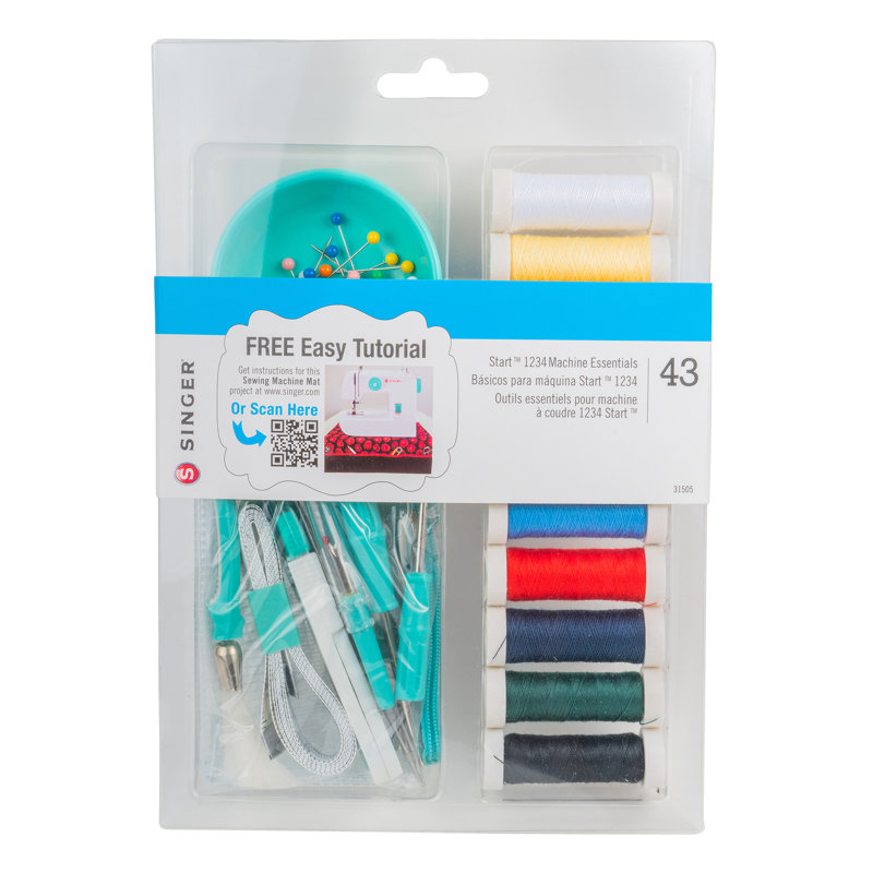 Trousse de couture de démarrage Singer Machine Essentials 1234
