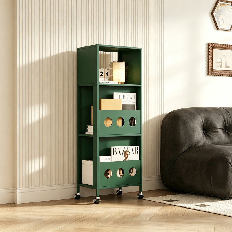 Tablette de rangement mobile, Vert