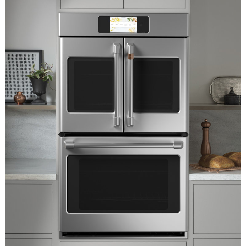 30" Self-Cleaning Convection Smart Electric Double Wall Oven, Stainless Steel