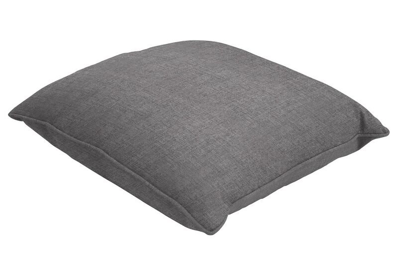 Sunbrella Lumbar Pillow, 18" H x 12" W, Cast Slate Sunbrella® Plainweave