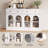 55" Farmhouse Sideboard Buffet Cabinet with Storage, Large Kitchen Buffet Cabinet with 4 Acrylic Doors and 2 Drawers-595810955