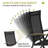 Adjustable Aluminum Outdoor Folding Dining Chairs-2070484966