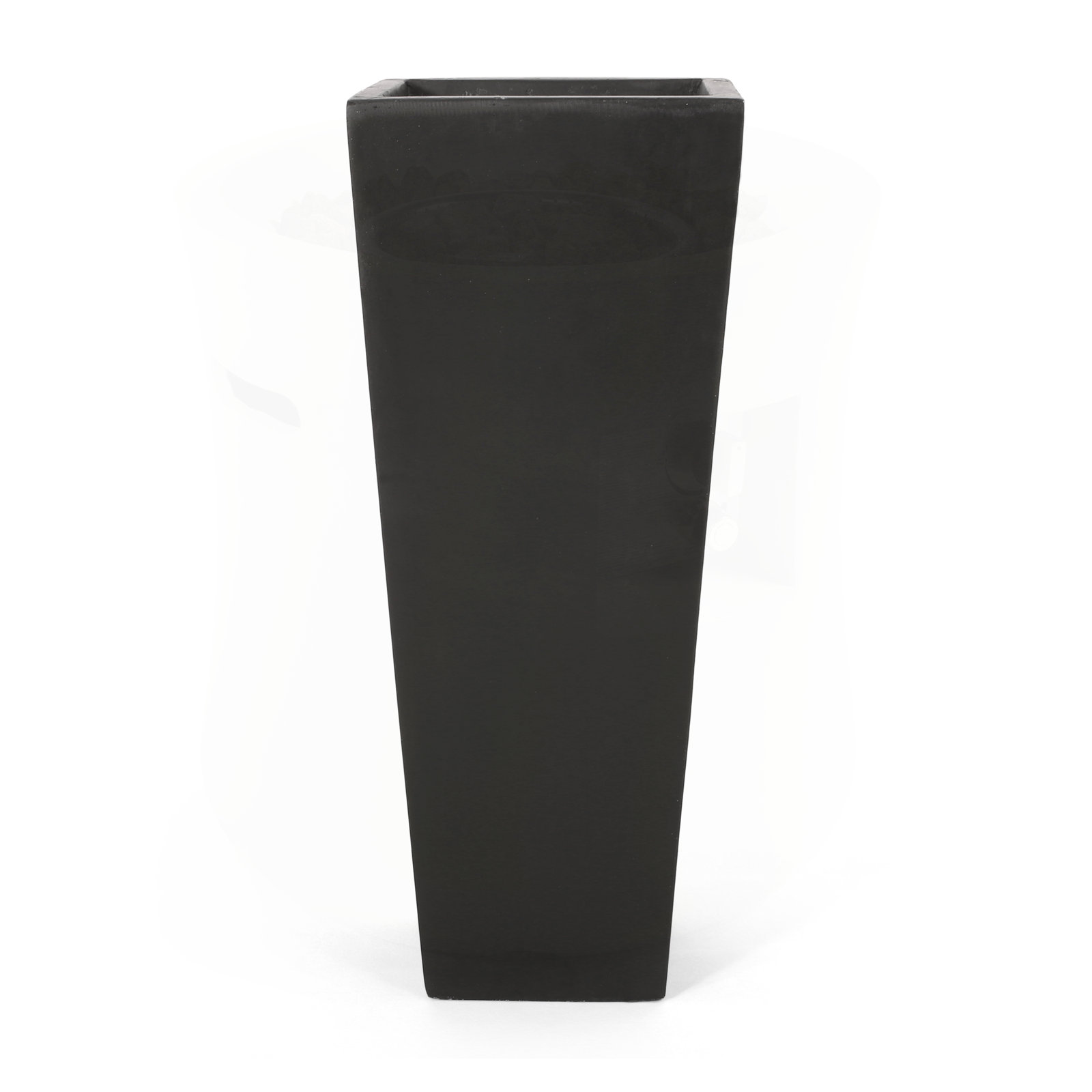 Devi Pot Planter - Set of 2, Matte Black, 1
