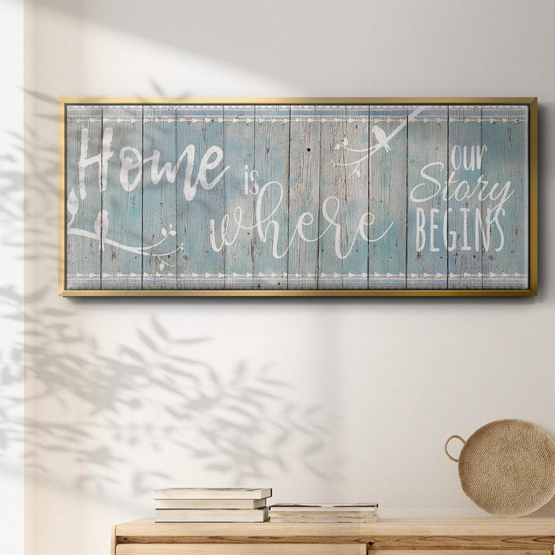 Home Home - Toile encadrée, H 12 po x l 30 po