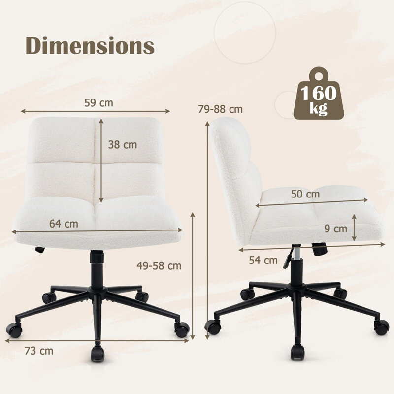 Sheary Office Chair, Beige