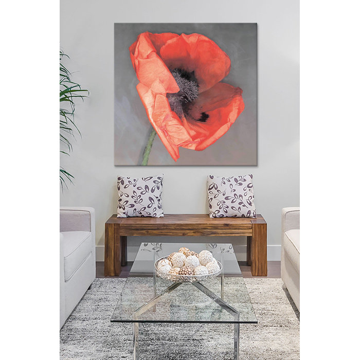 « rossa », impression, Toile, H 37 po x l 37 po x P 1,5 po