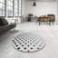 Tapis géométrique gris-442926427