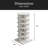 360 Rotating Shoe Cabinet 6 Layers-997297091