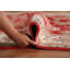 Tapis traditionnel rouge rétro 10 x 13