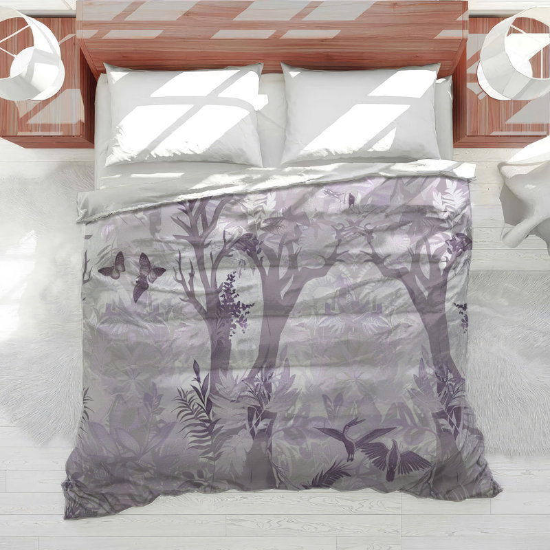 Fantasy Forest Nature Cotton Blend Comforter, King Comforter