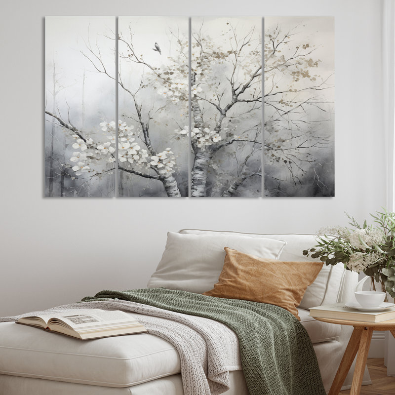 Ensemble de 4 pièces sur fond gris