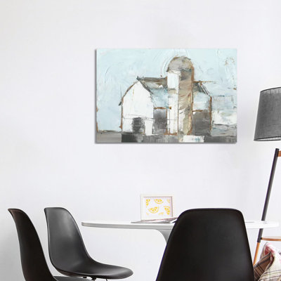 Barn & Silo I 1 Piece Wrapped Canvas Painting