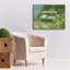 «Garden Bench With Rose Bouquet» par Danhui Nai, art mural sur toile-1689169723