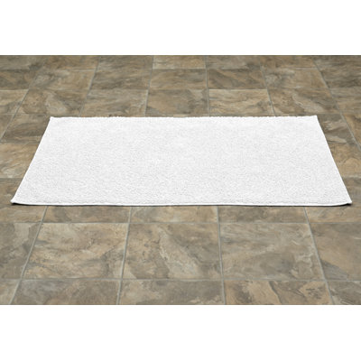 Roanoke Cotton Bath Rug with Non-Slip Backing