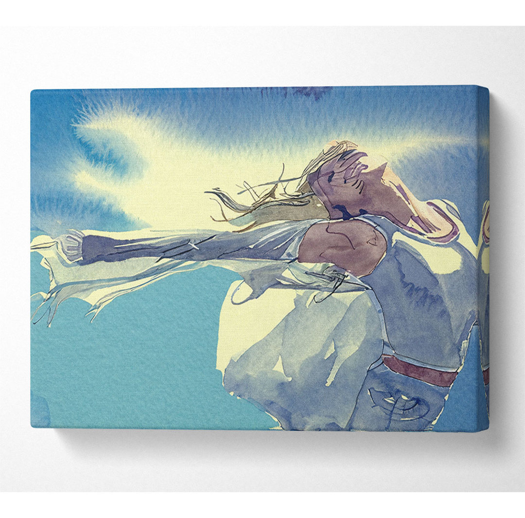 Wind Babe - Wrapped Canvas Kunstdrucke