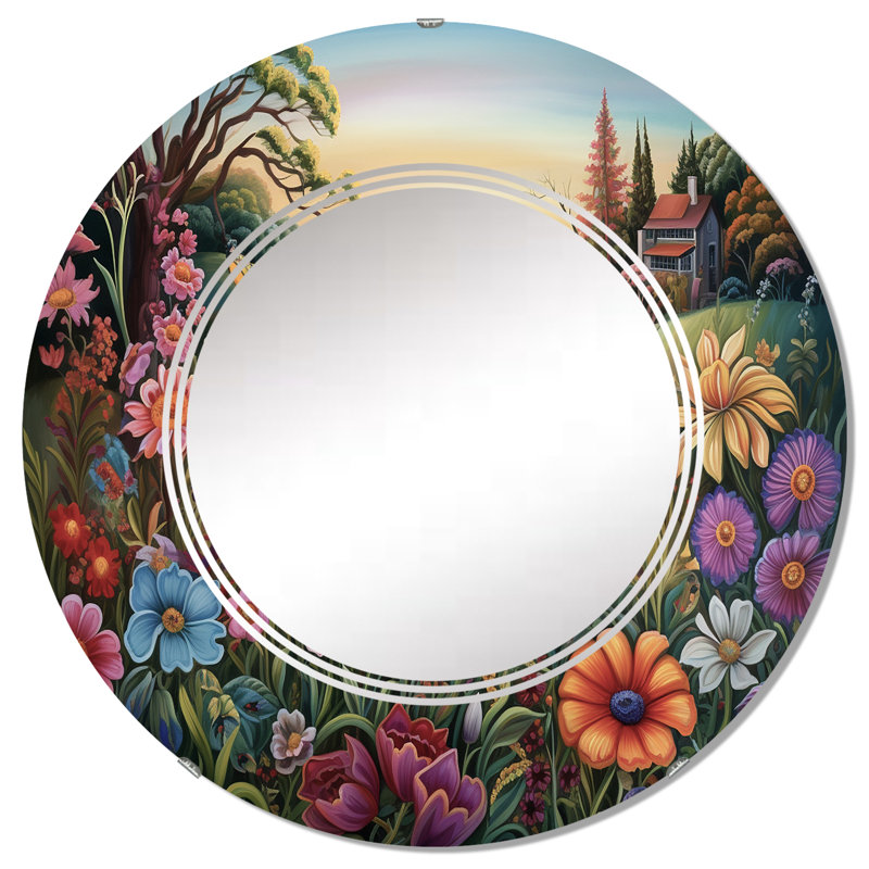 Circle Wall Mirror, 32" x 32"