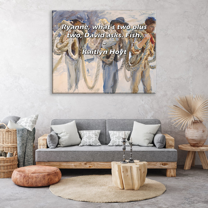 «Artsy Quote» par Kaitlyn Hoyt, toile tendue avec châssis, H 33 po x l 48 po