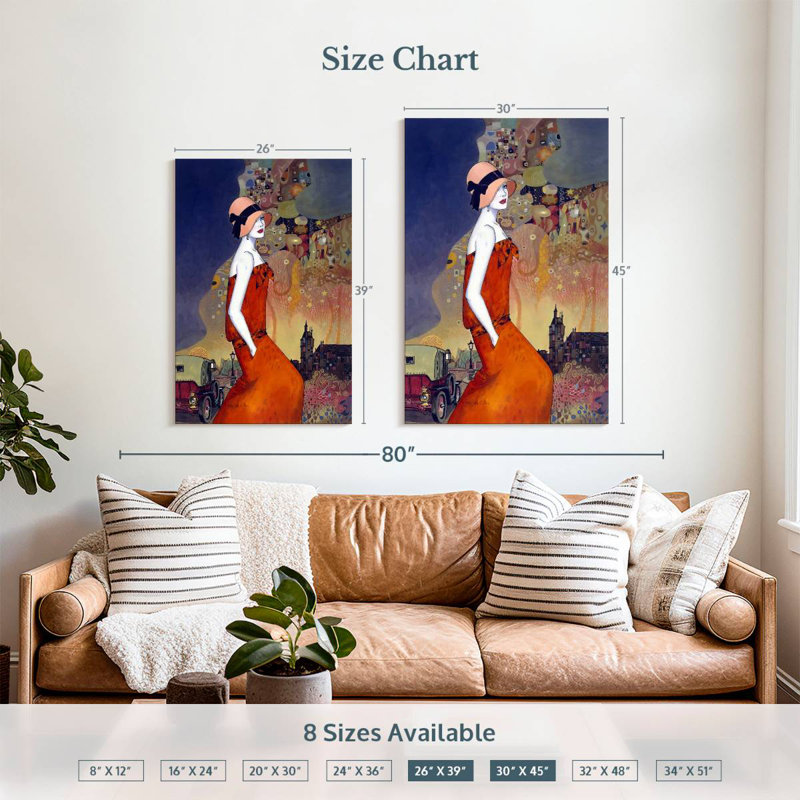 Leisha Summer Waiting, 45" H x 30" W