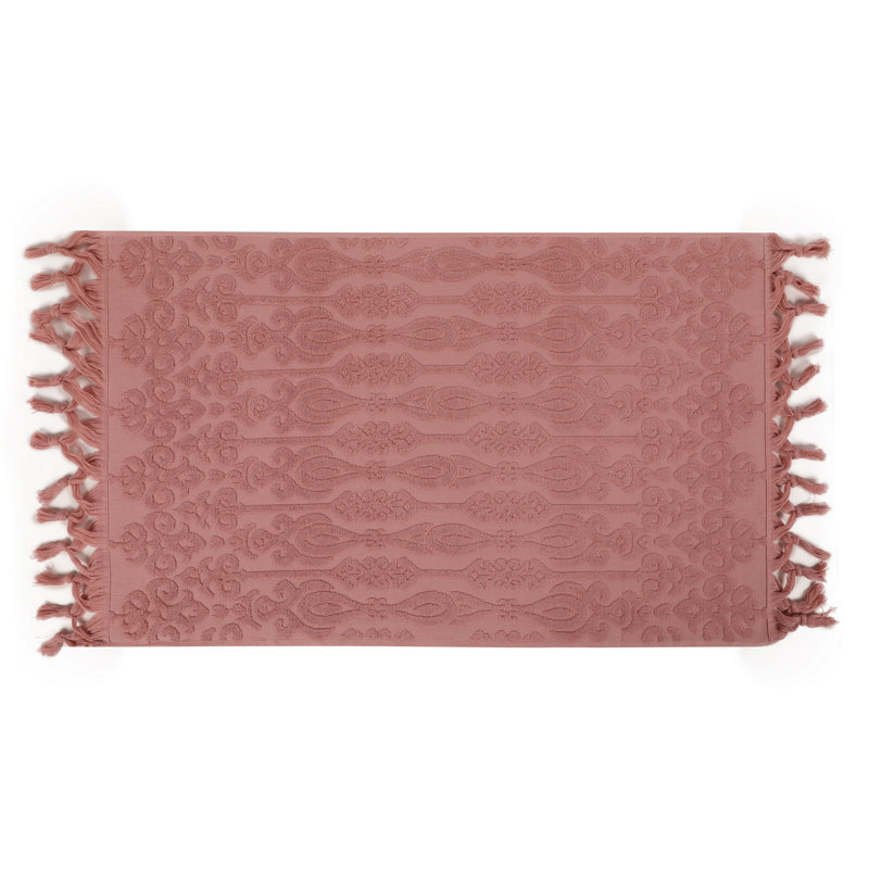 Débarbouillette 100% coton Theia, Rose cendré