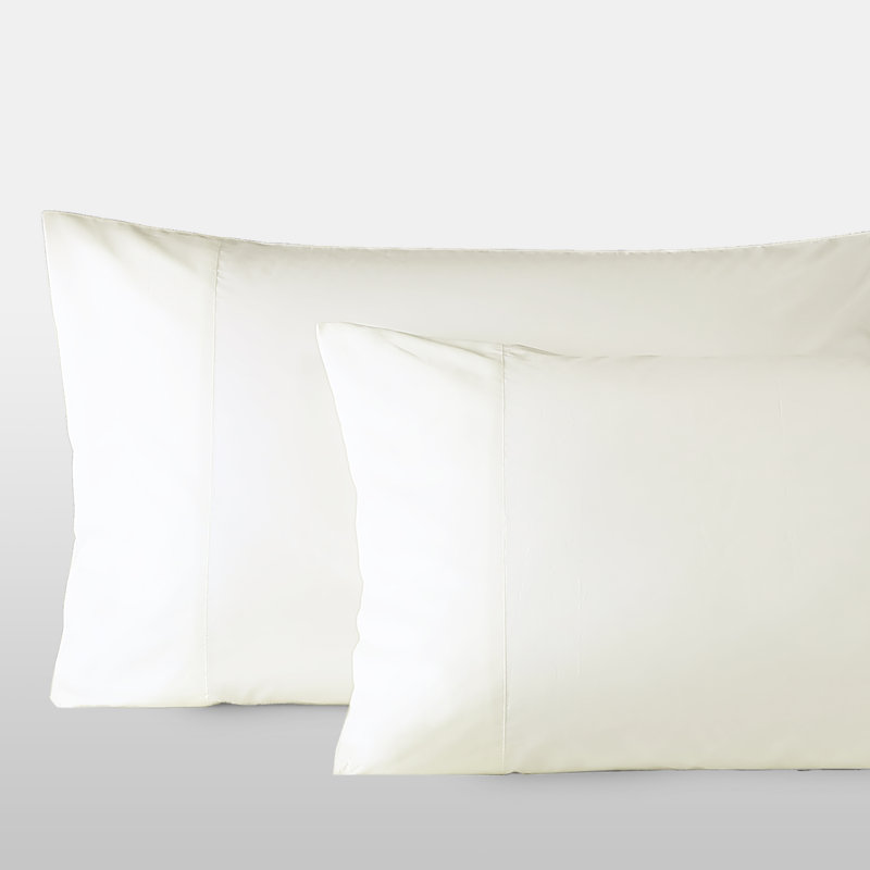 Hotel Percale Pillow Case, Standard, White